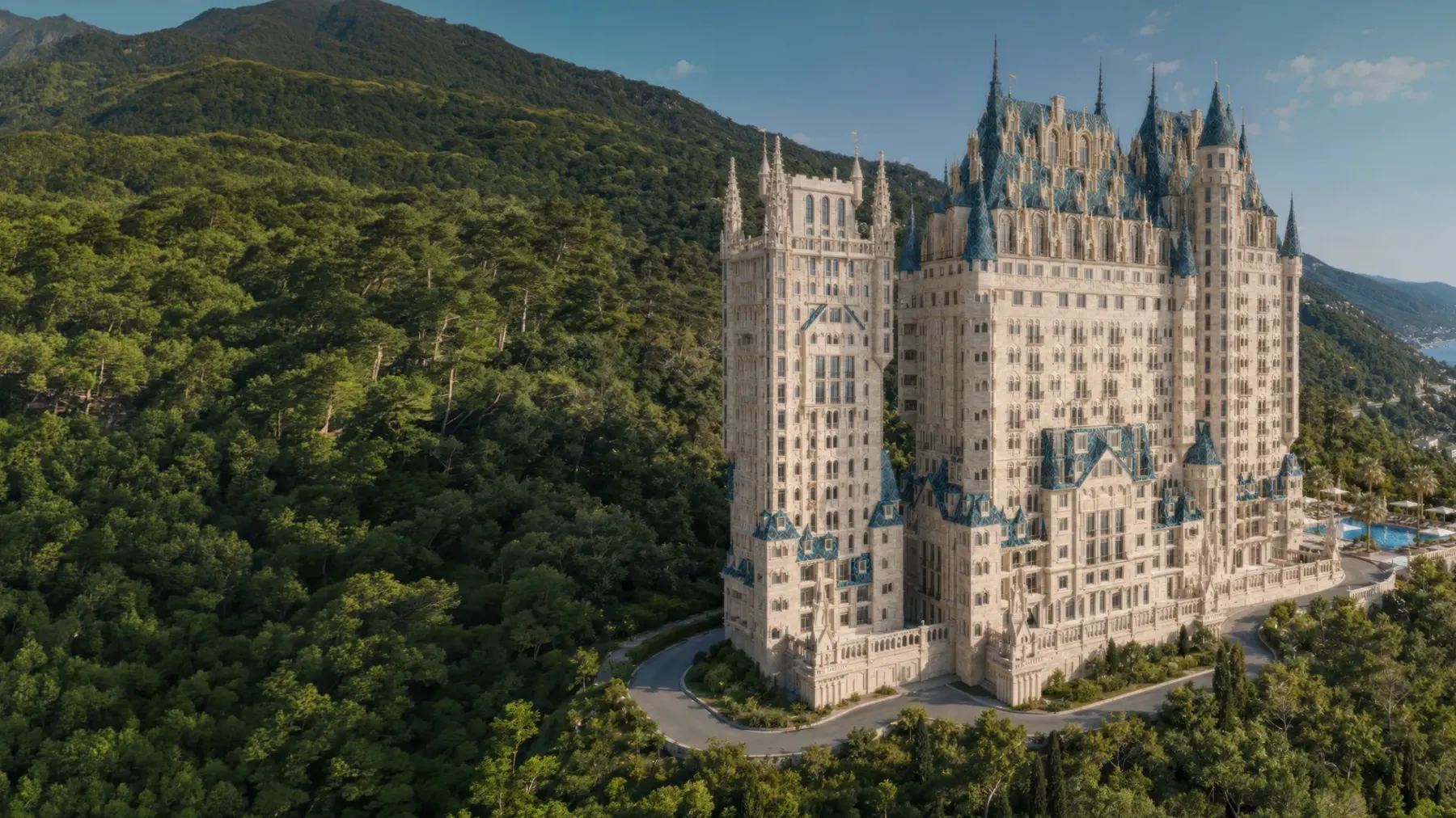 Sky Castle: корпус в архитектуре замка